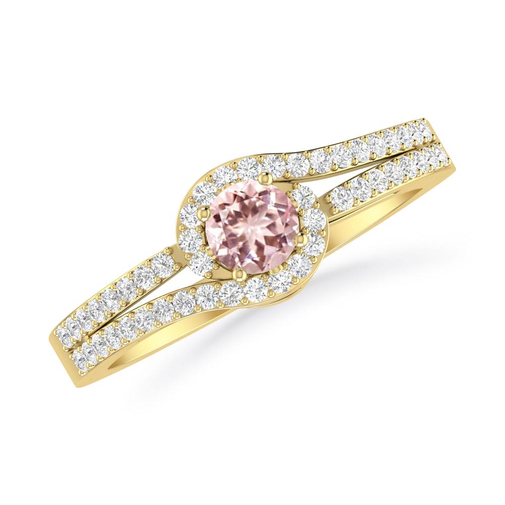 Yellow Gold - Morganite