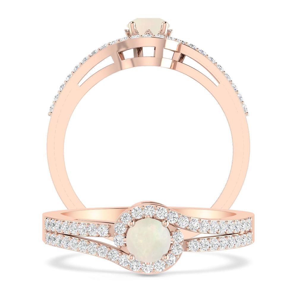 Rose Gold - Opal