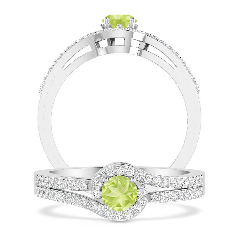 White Gold - Peridot