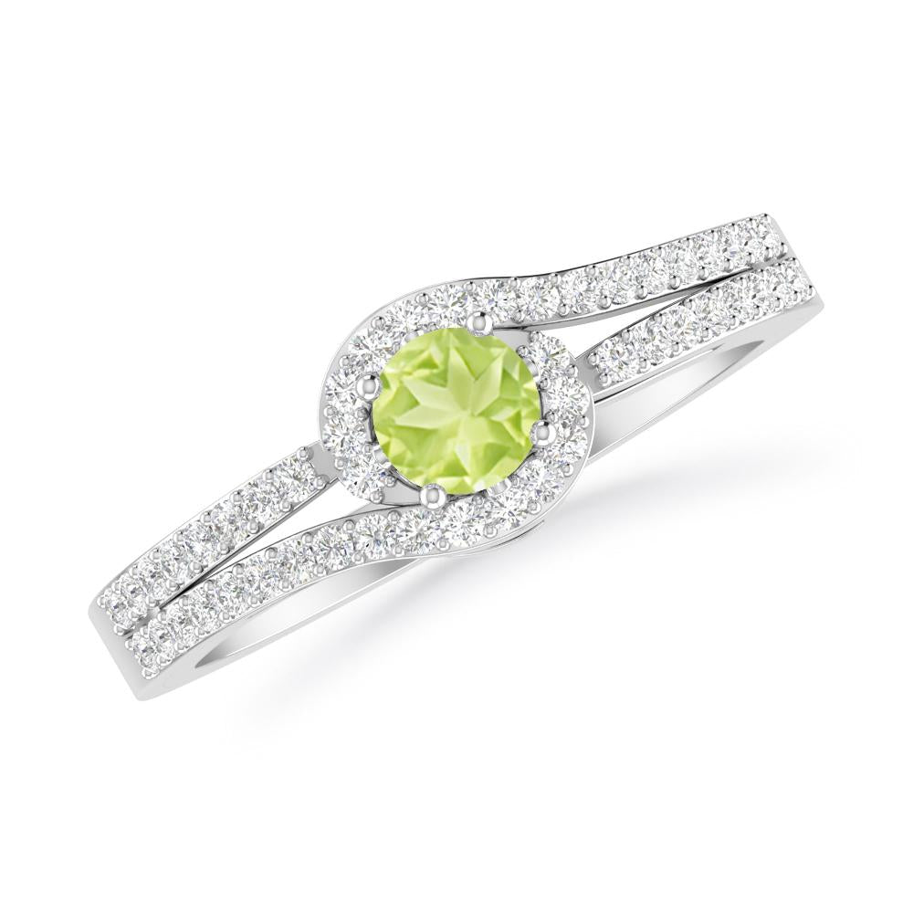 White Gold - Peridot