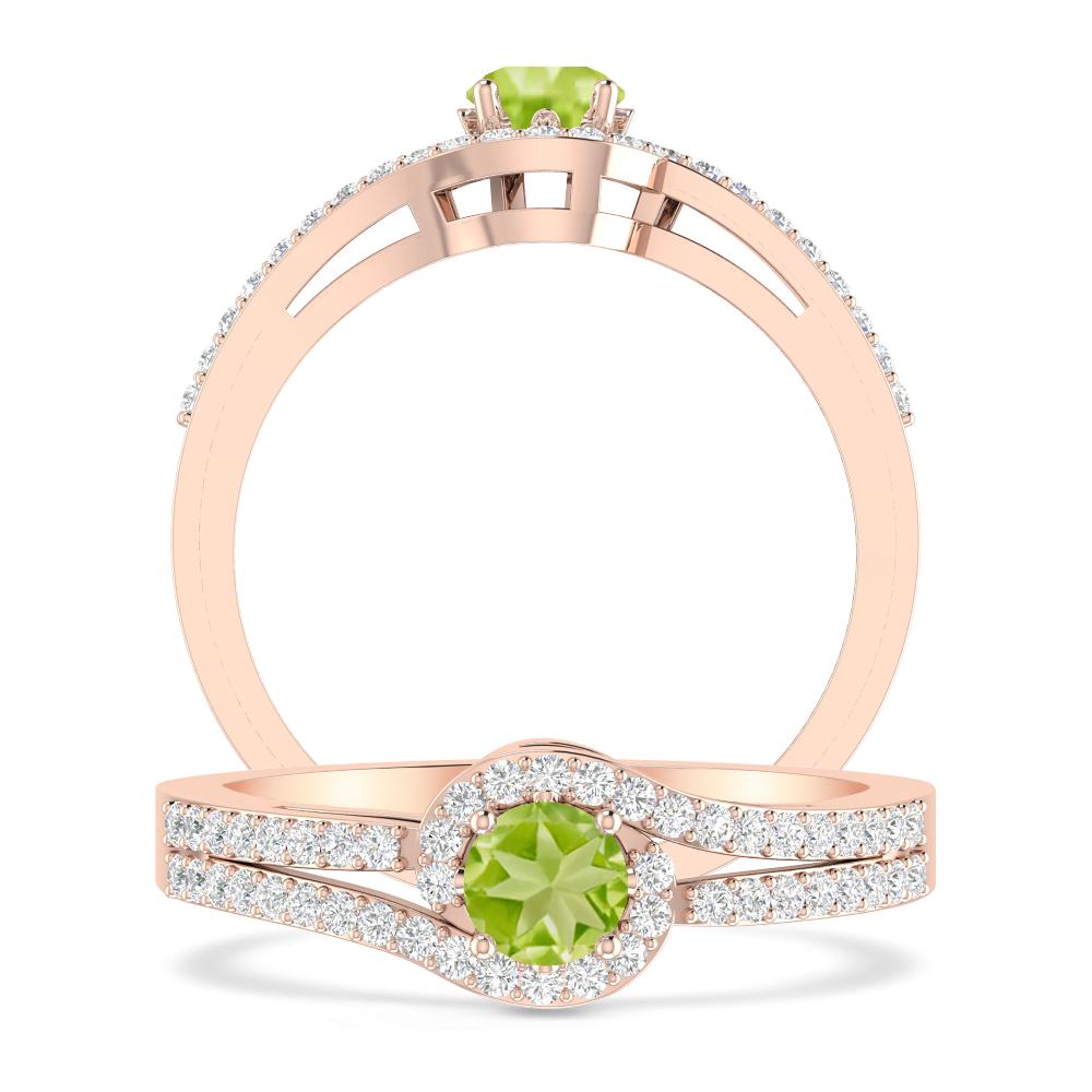 Rose Gold - Peridot