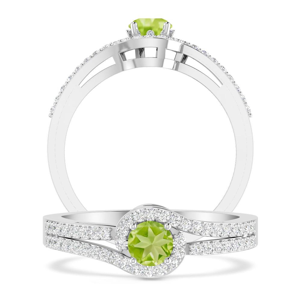 White Gold - Peridot