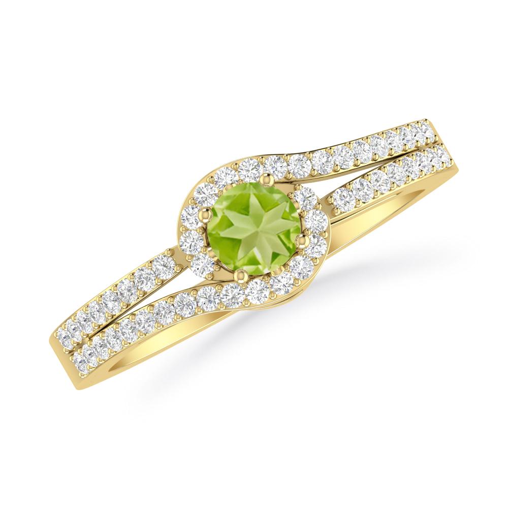 Yellow Gold - Peridot