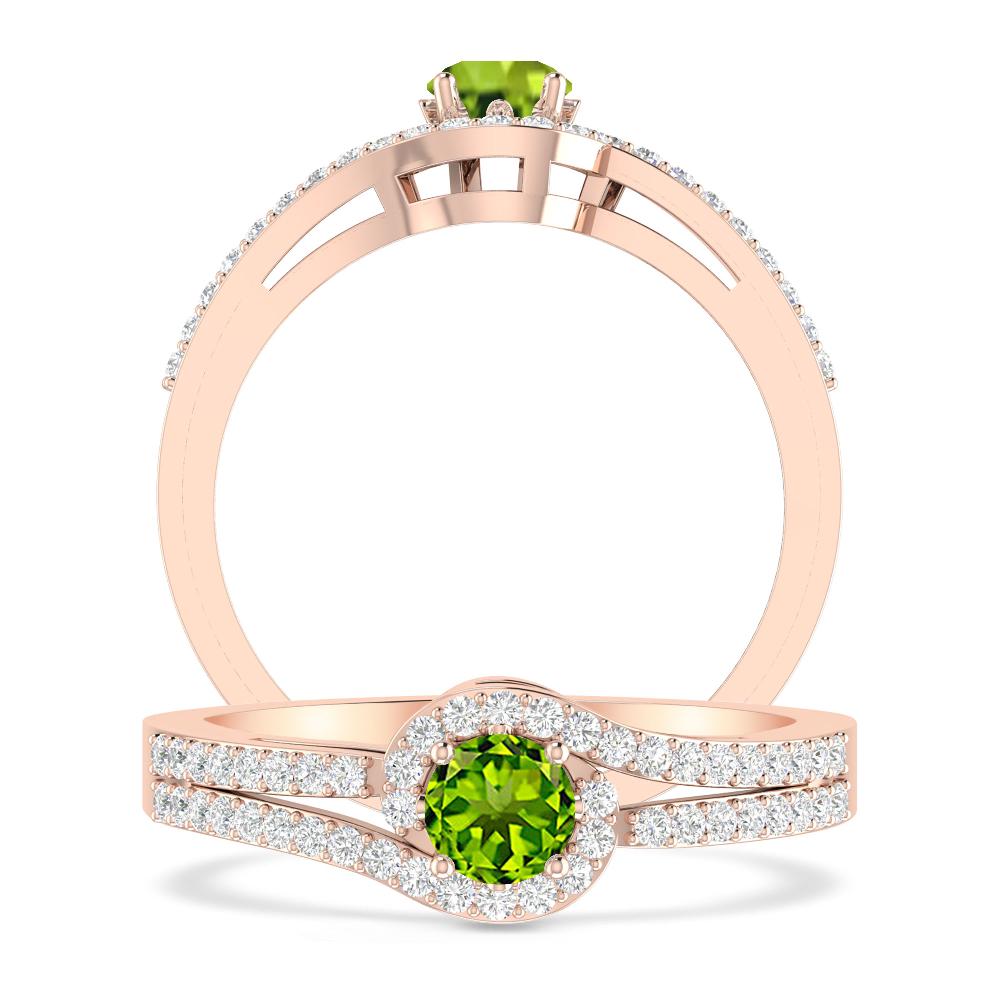 Rose Gold - Peridot