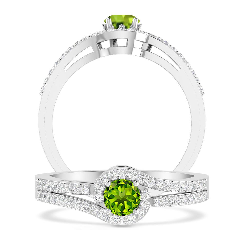 White Gold - Peridot