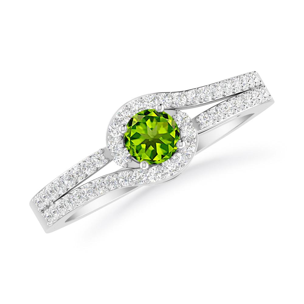 White Gold - Peridot