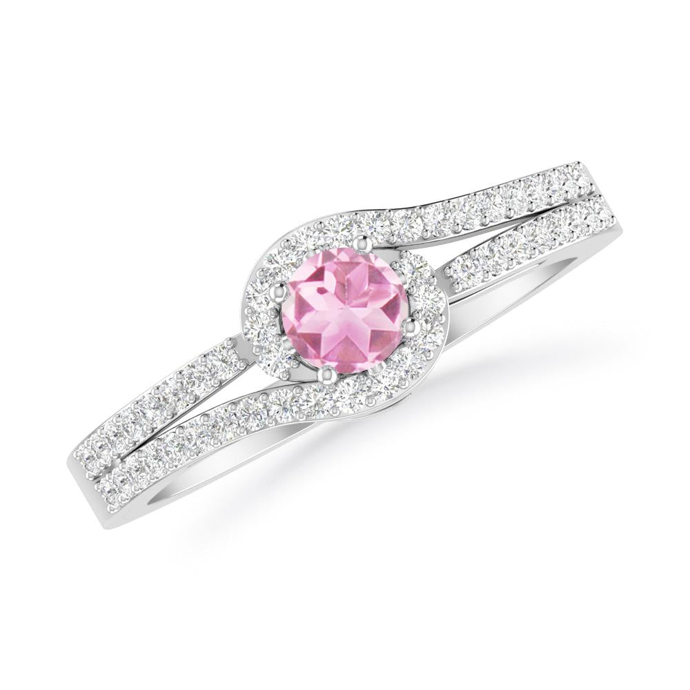 White Gold - Pink Tourmaline