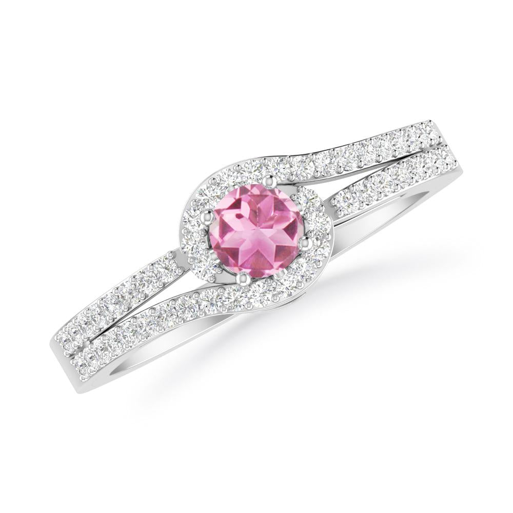 White Gold - Pink Tourmaline