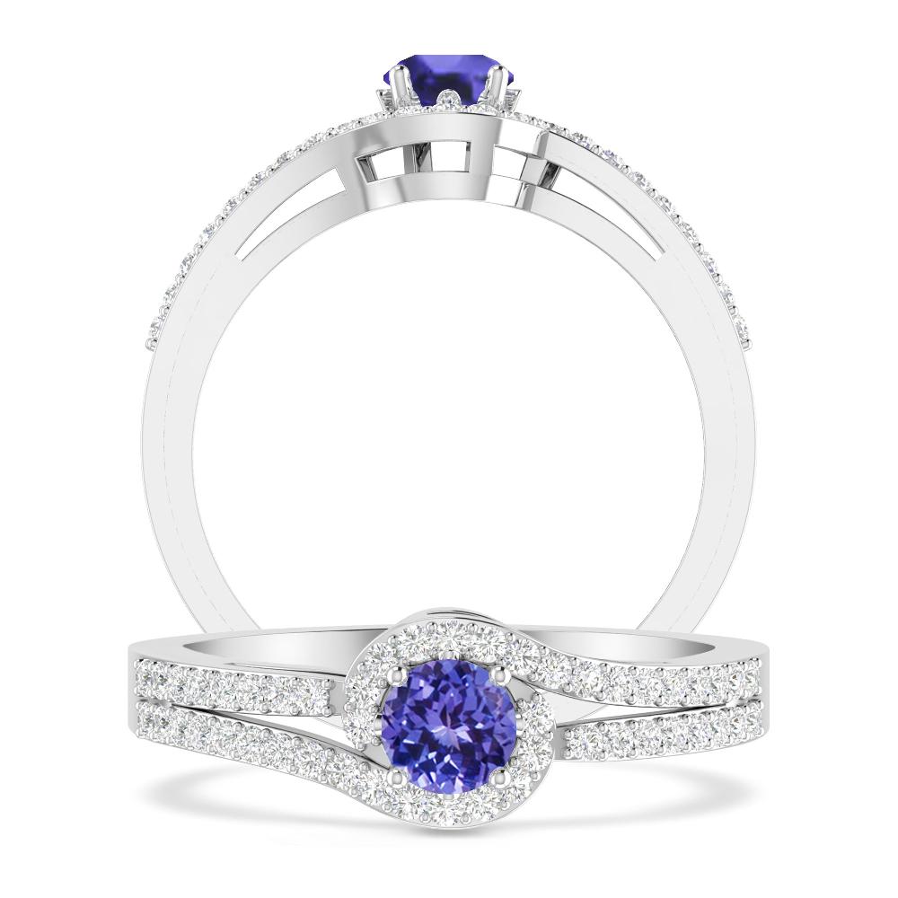 White Gold - Tanzanite