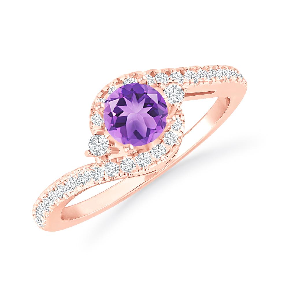 Rose Gold - Amethyst