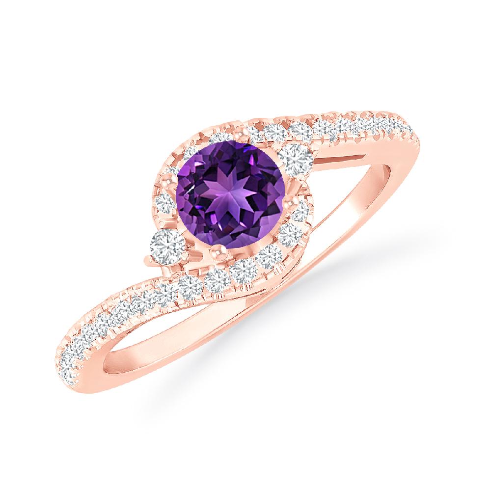 Rose Gold - Amethyst