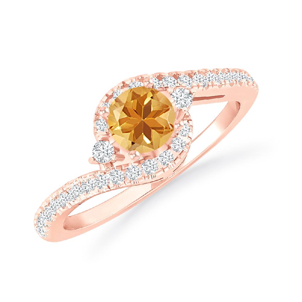 Rose Gold - Citrine