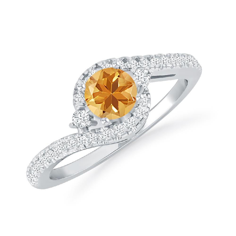 White Gold - Citrine