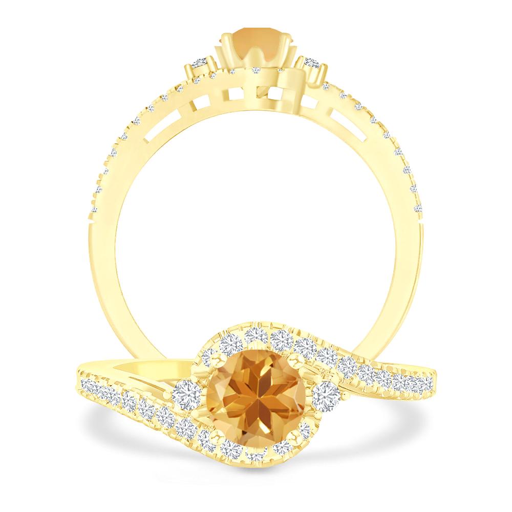 Yellow Gold - Citrine