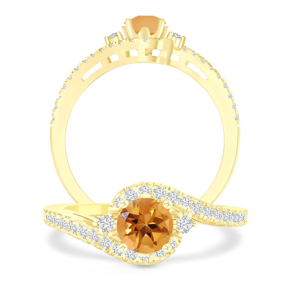 Yellow Gold - Citrine