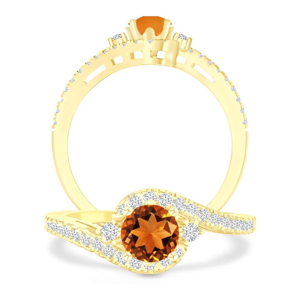 Yellow Gold - Citrine