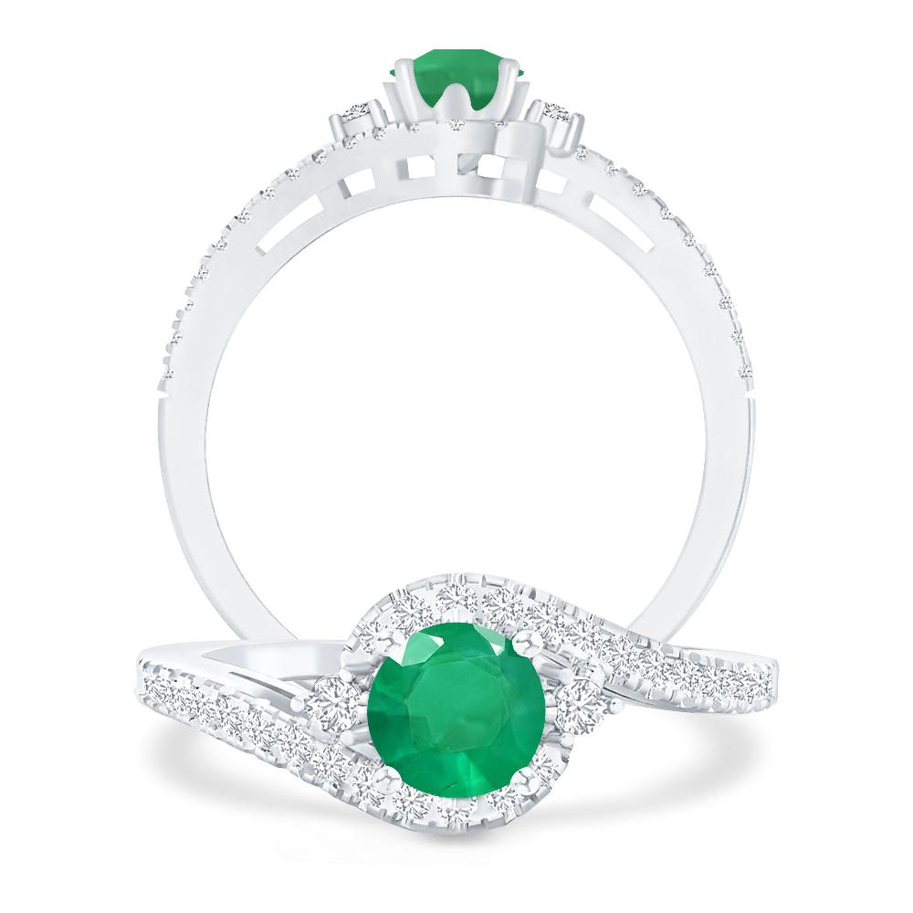 White Gold - Emerald