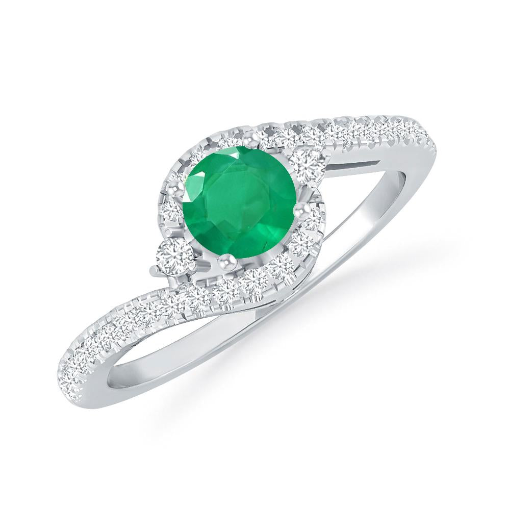 White Gold - Emerald