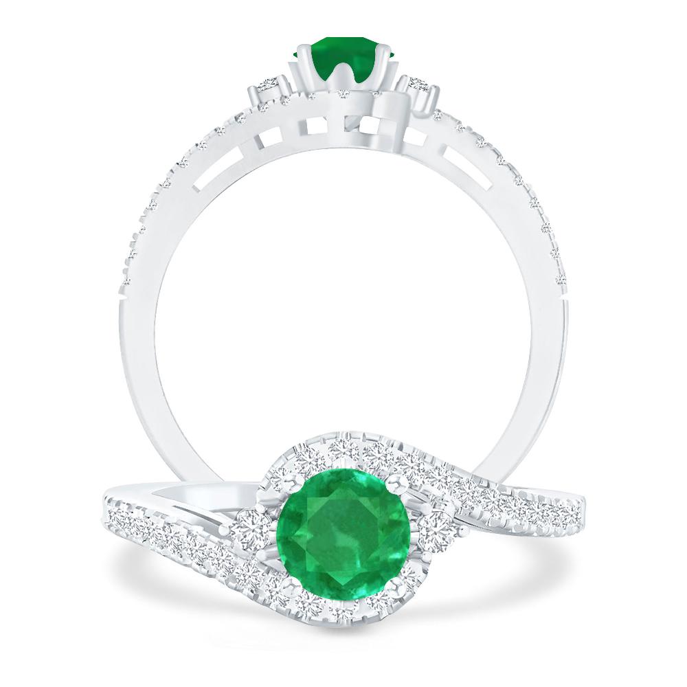 White Gold - Emerald