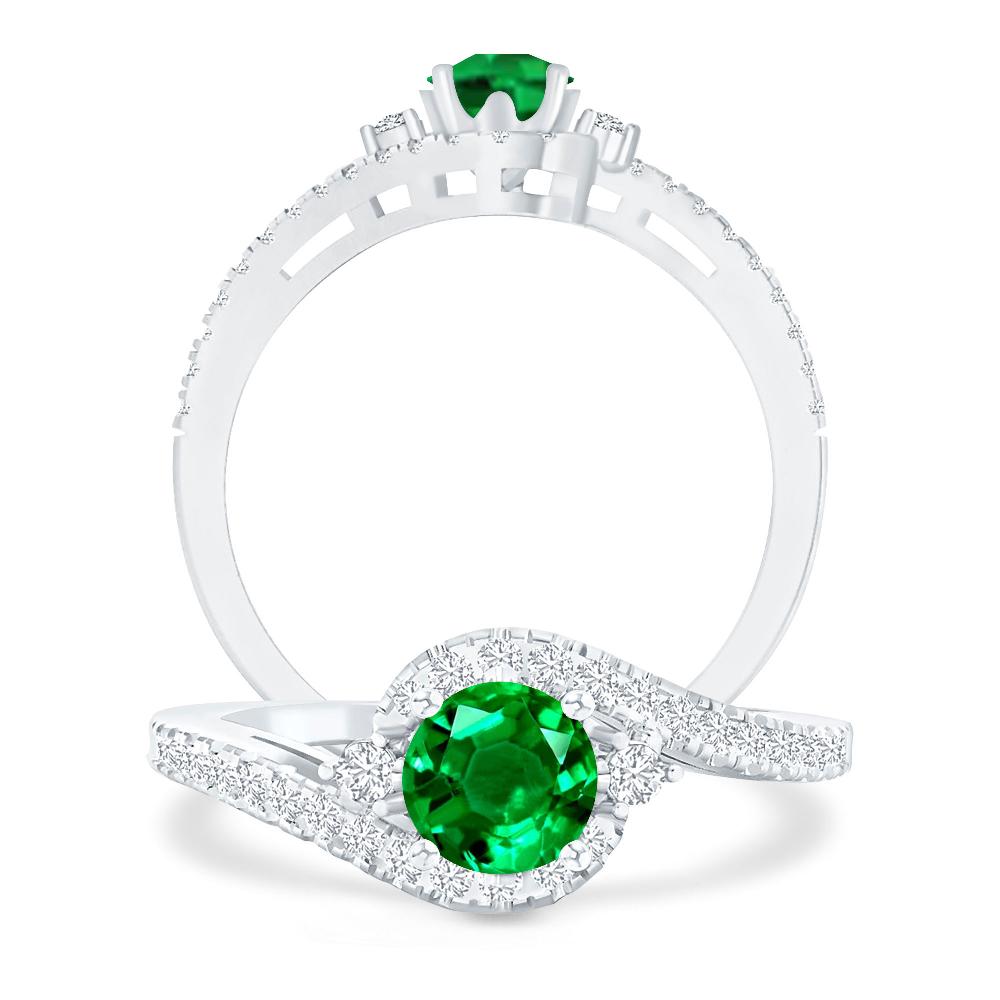 White Gold - Emerald