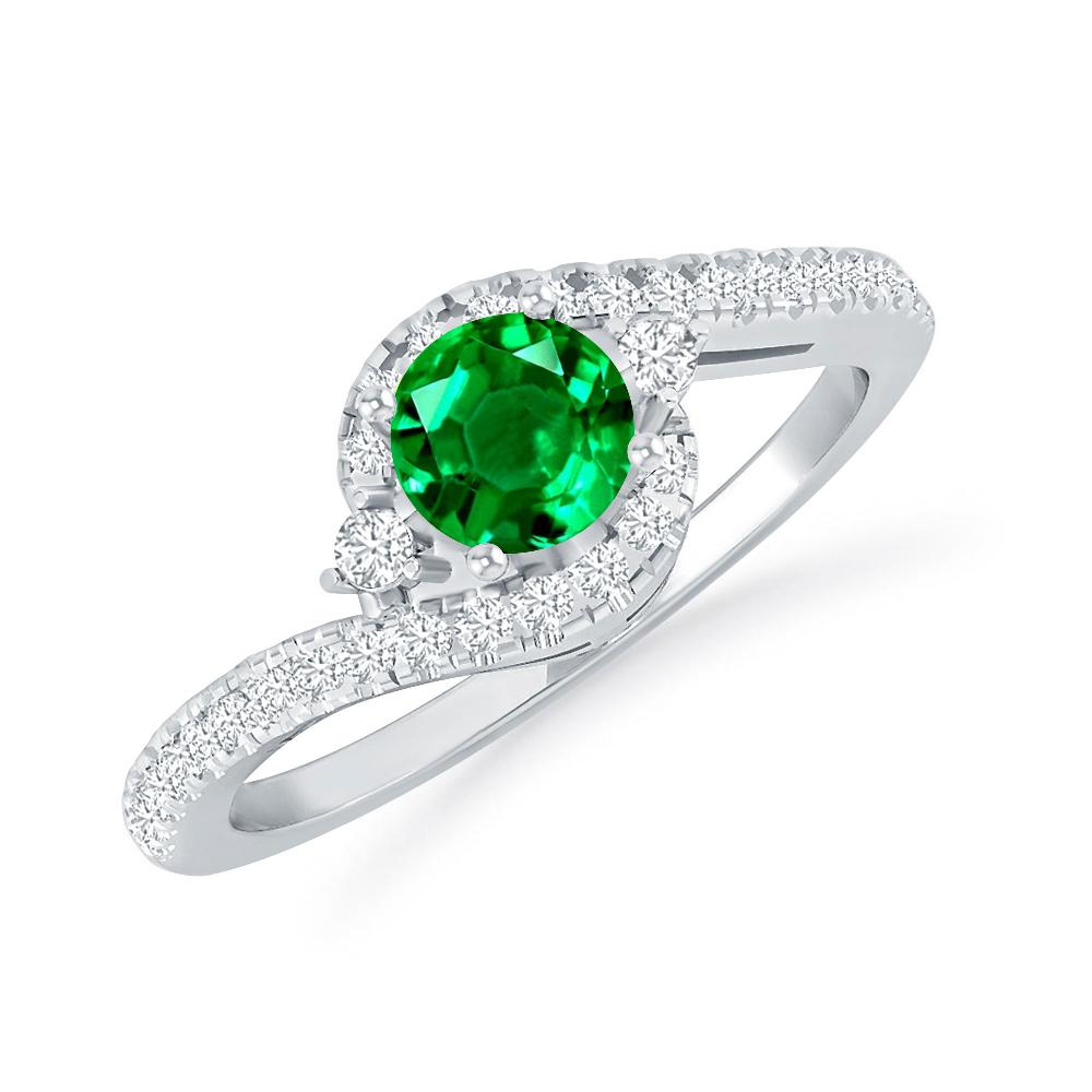 White Gold - Emerald