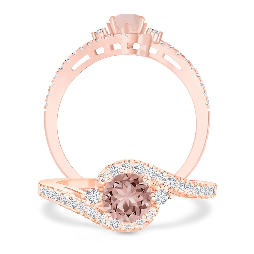 Rose Gold - Morganite