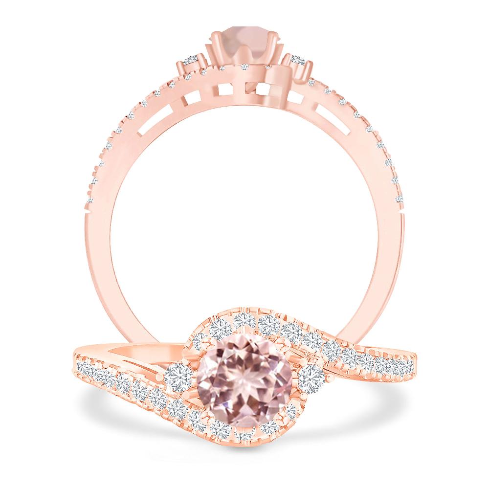 Rose Gold - Morganite