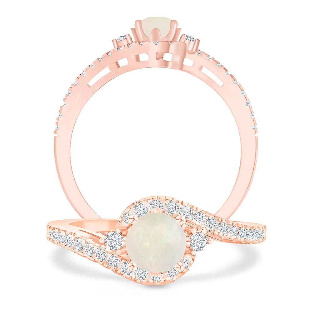 Rose Gold - Opal