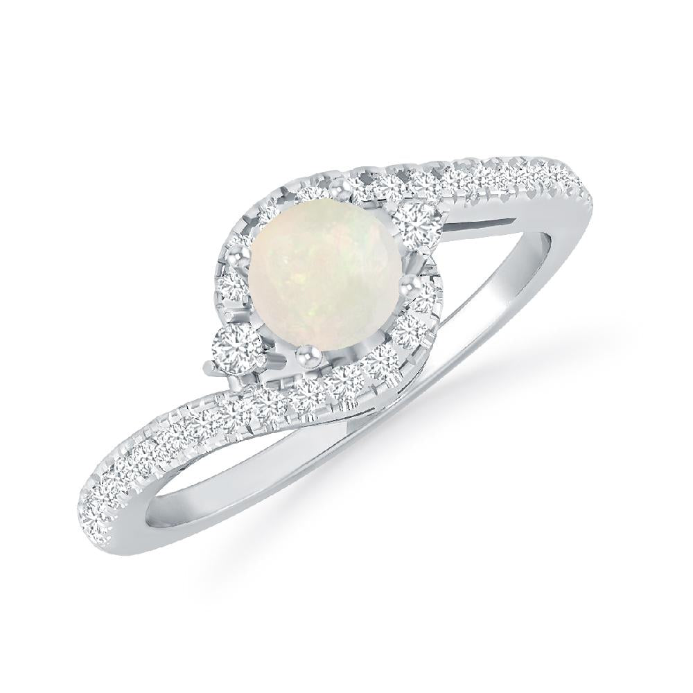 White Gold - Opal