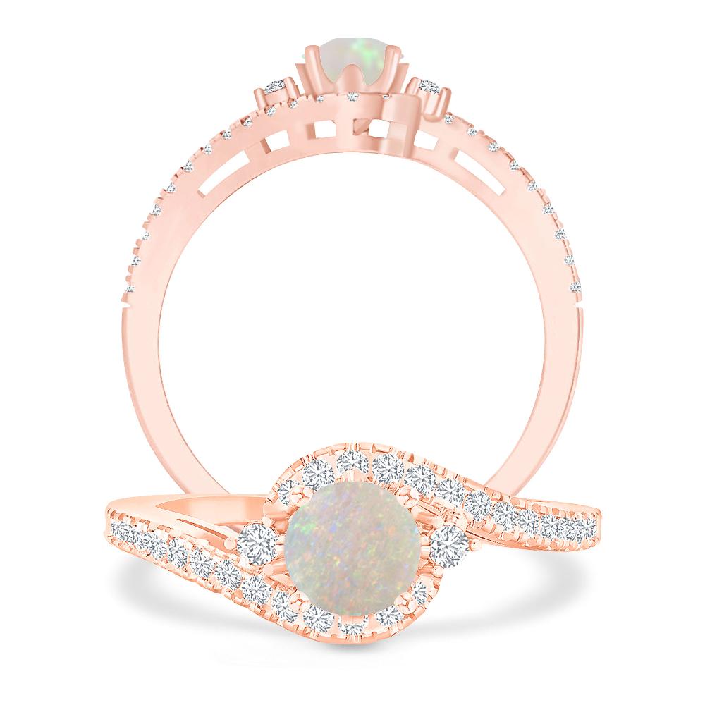 Rose Gold - Opal