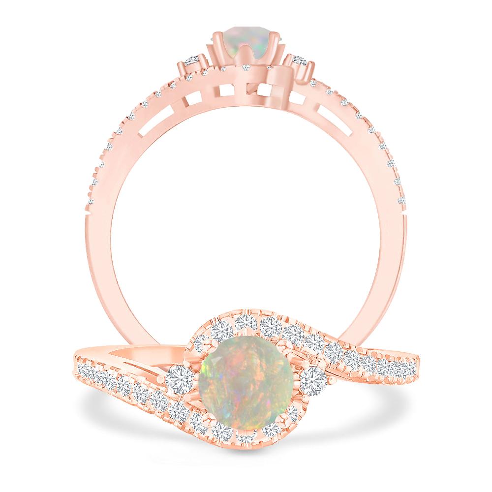 Rose Gold - Opal