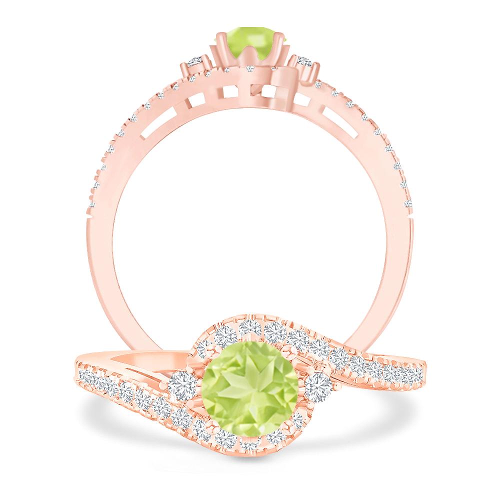 Rose Gold - Peridot