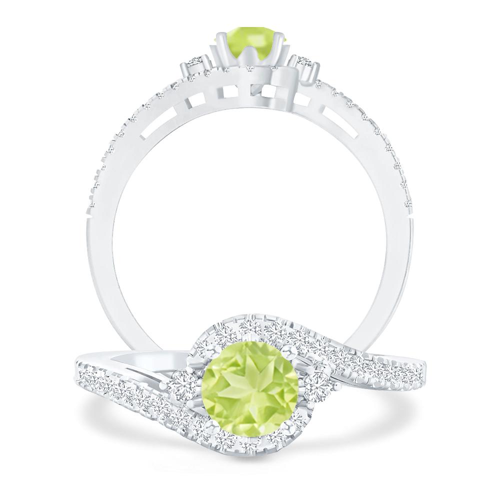 White Gold - Peridot