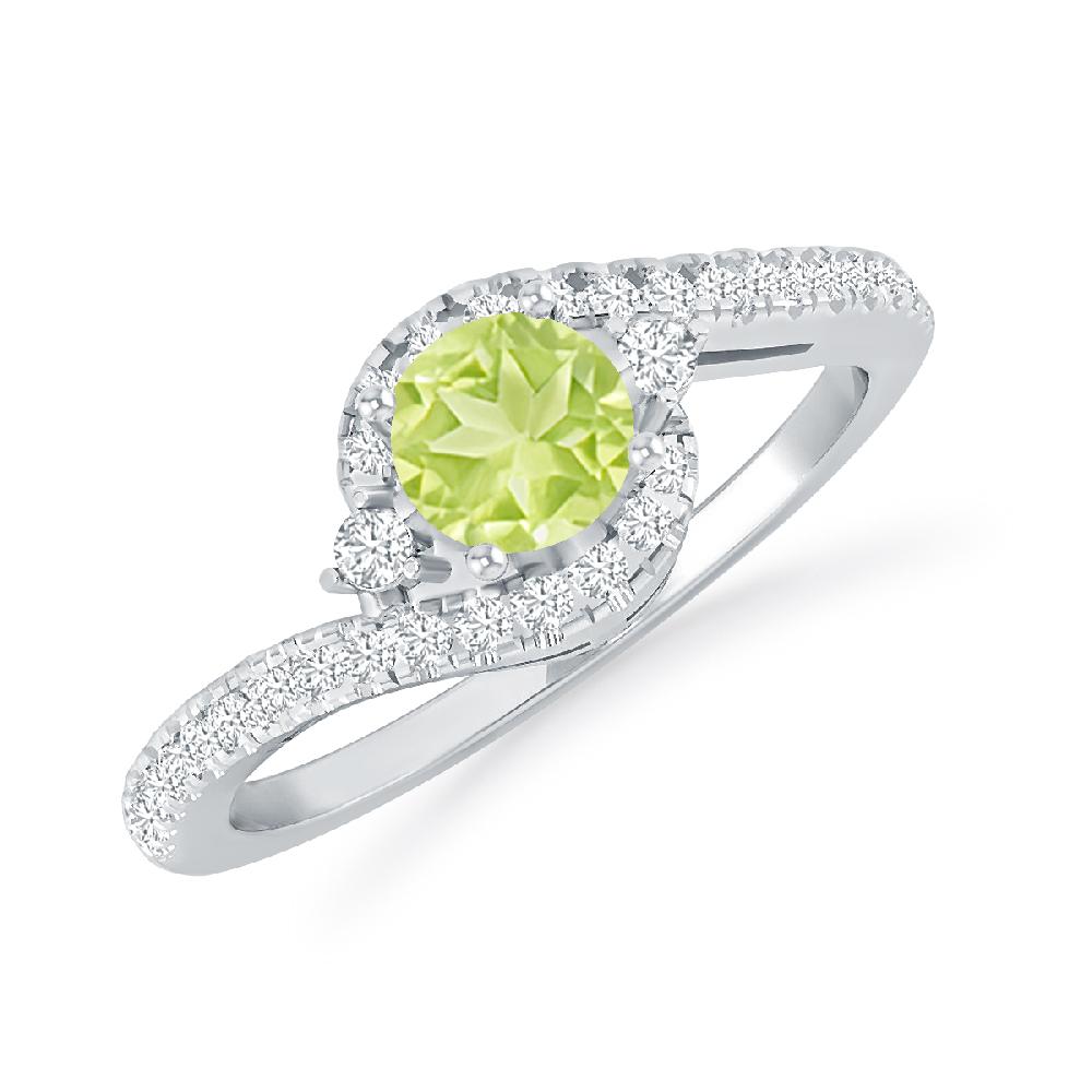 White Gold - Peridot