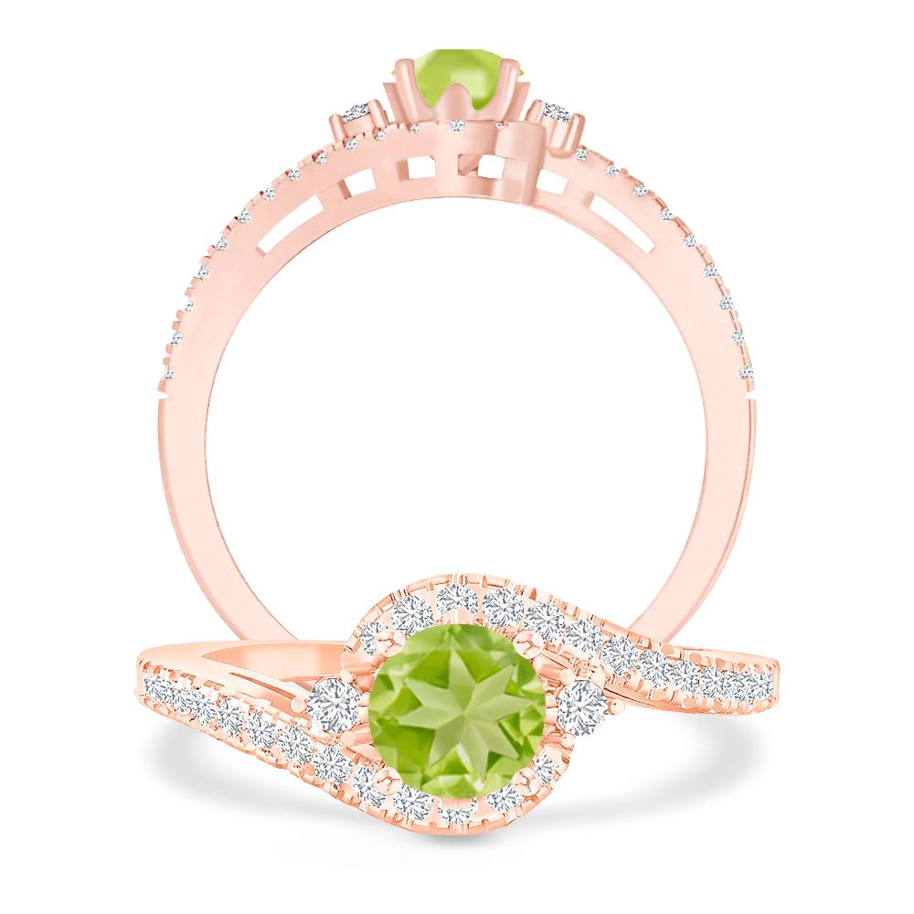 Rose Gold - Peridot