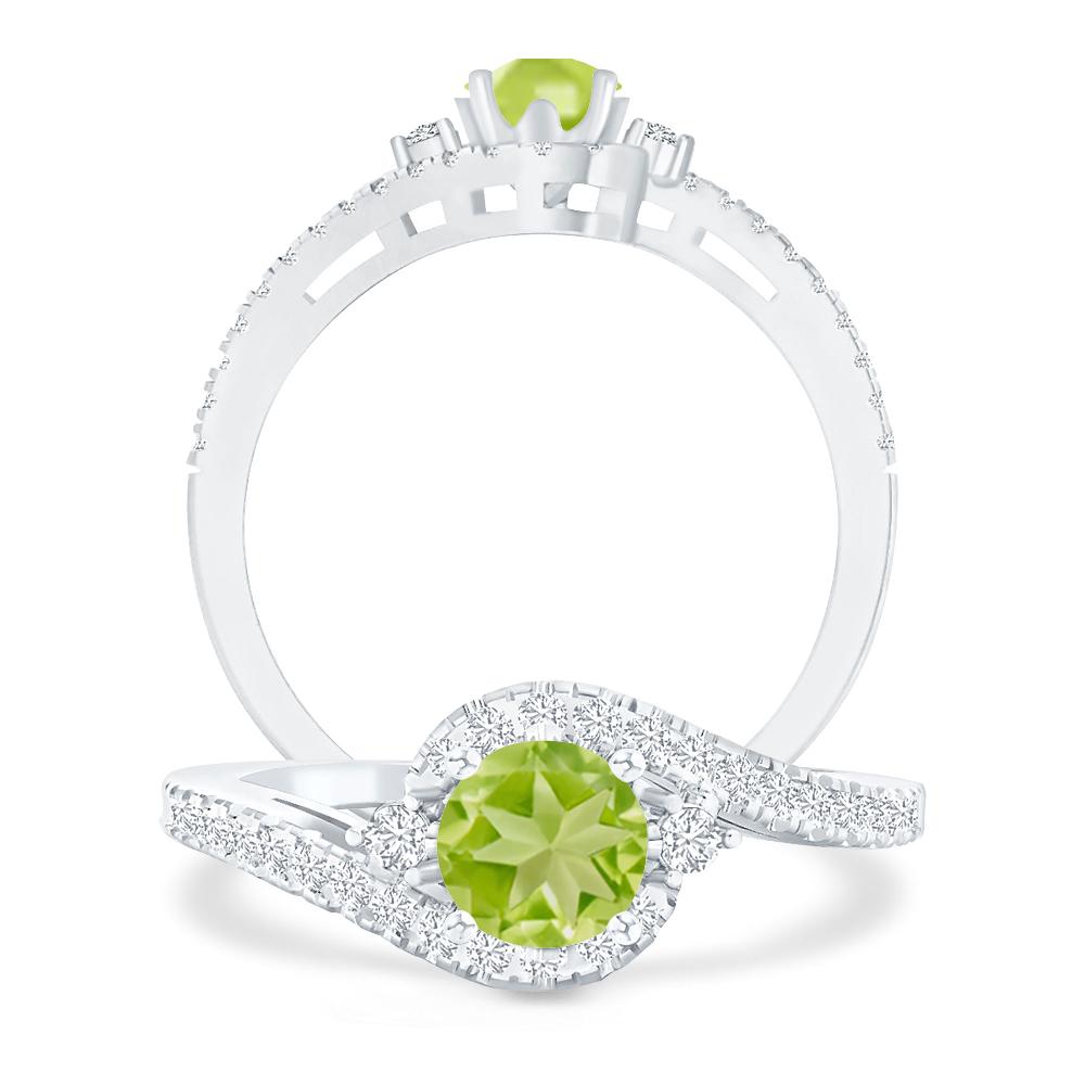 White Gold - Peridot