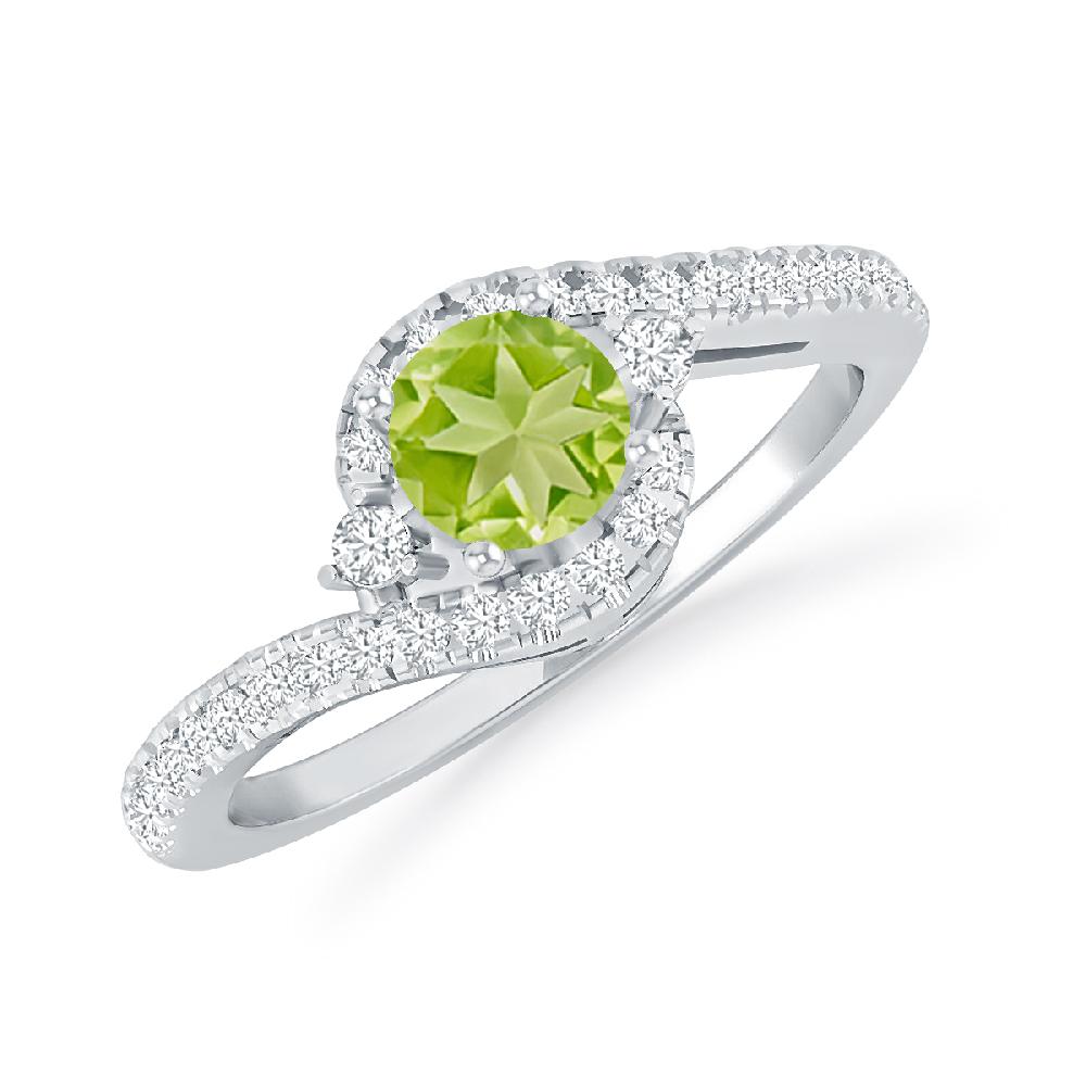 White Gold - Peridot