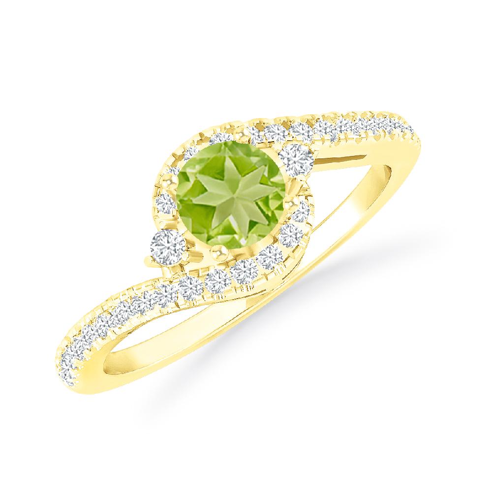 Yellow Gold - Peridot