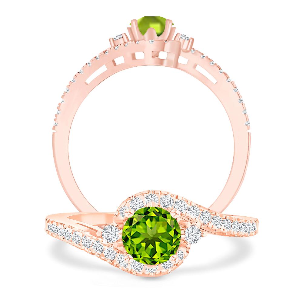 Rose Gold - Peridot