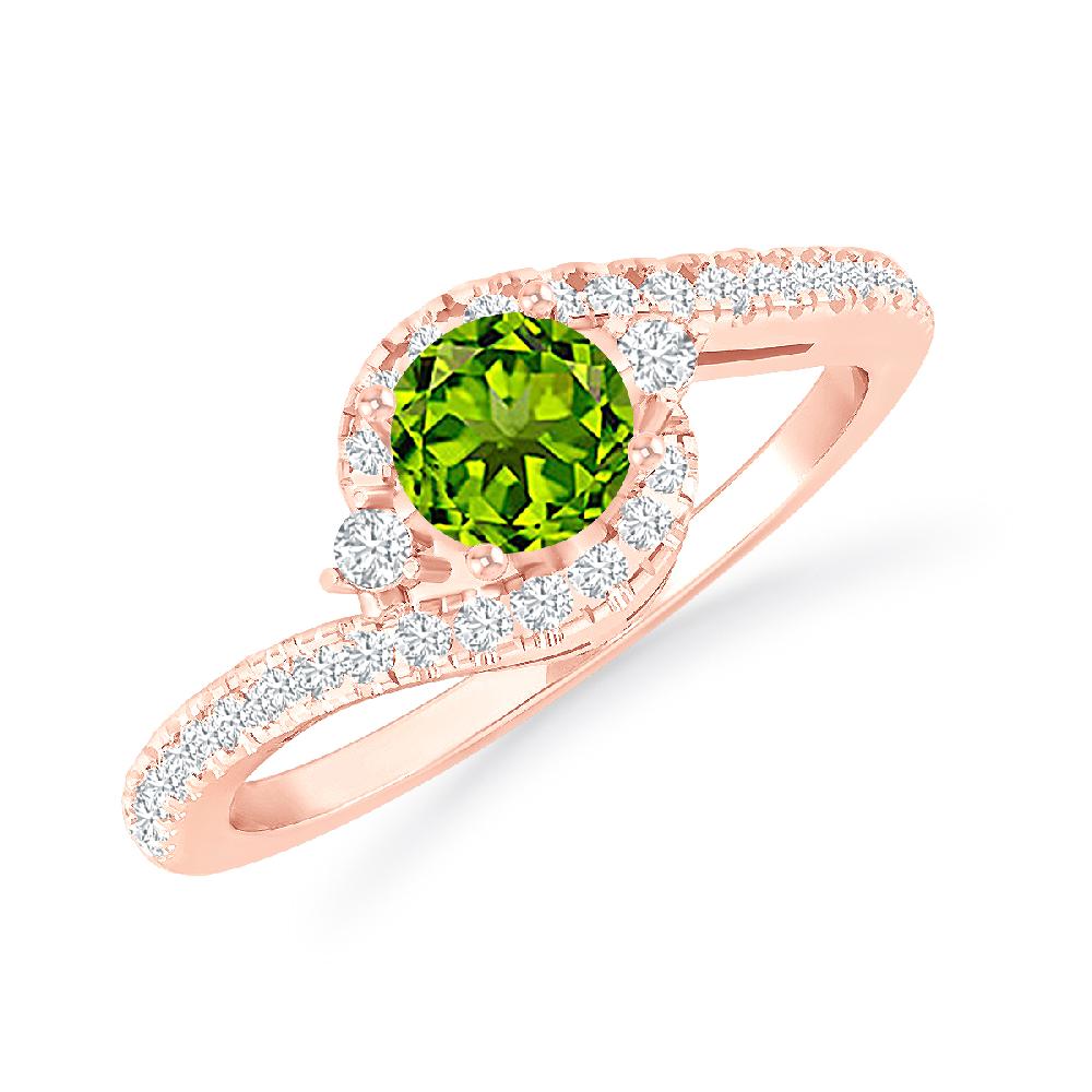 Rose Gold - Peridot