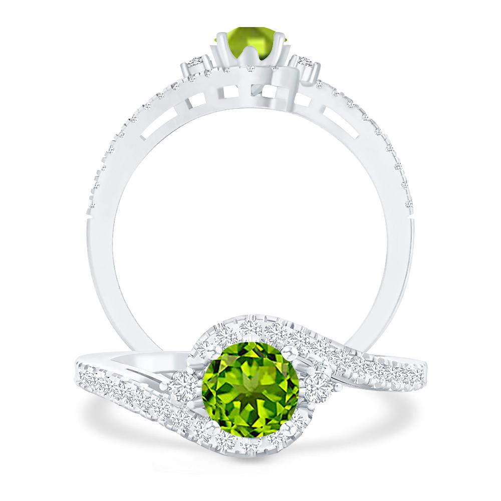 White Gold - Peridot