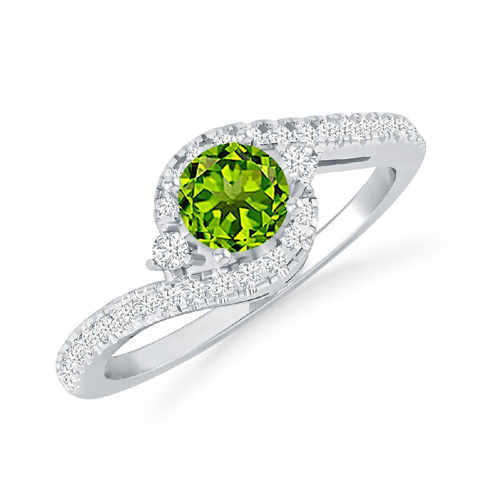 White Gold - Peridot