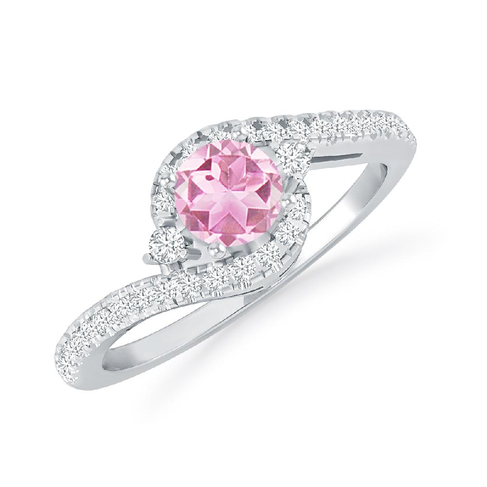 White Gold - Pink Tourmaline