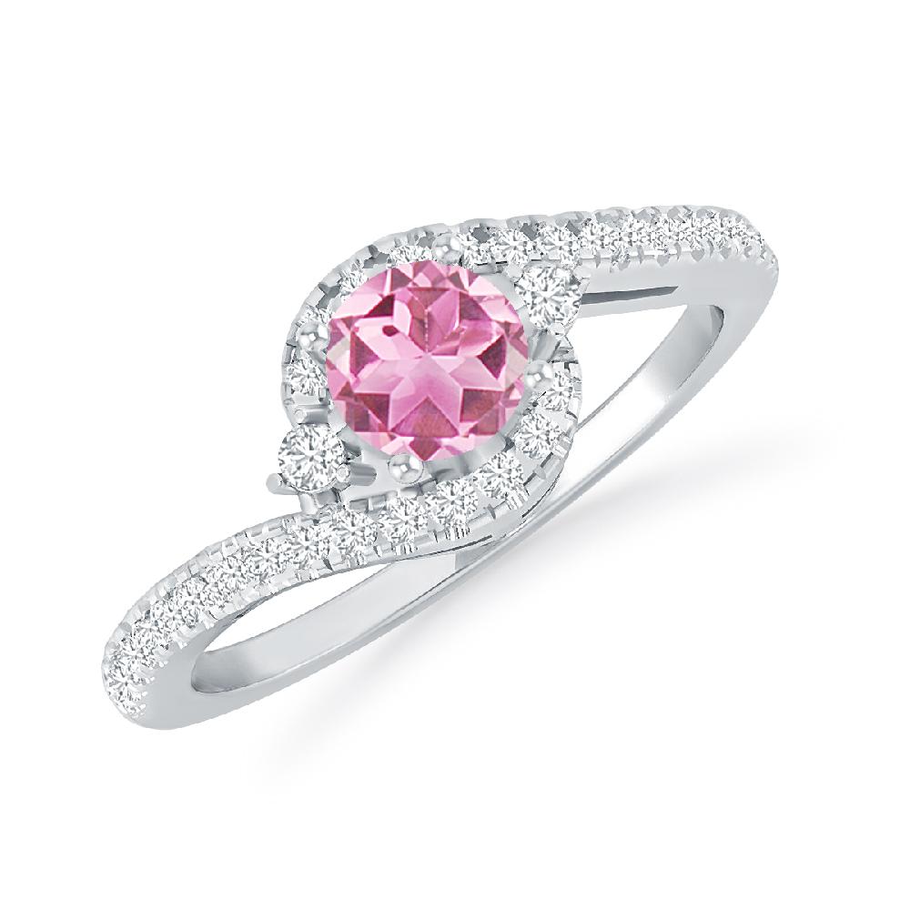 White Gold - Pink Tourmaline