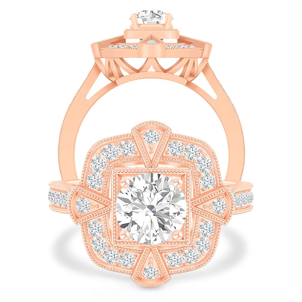 Rose Gold - Diamond