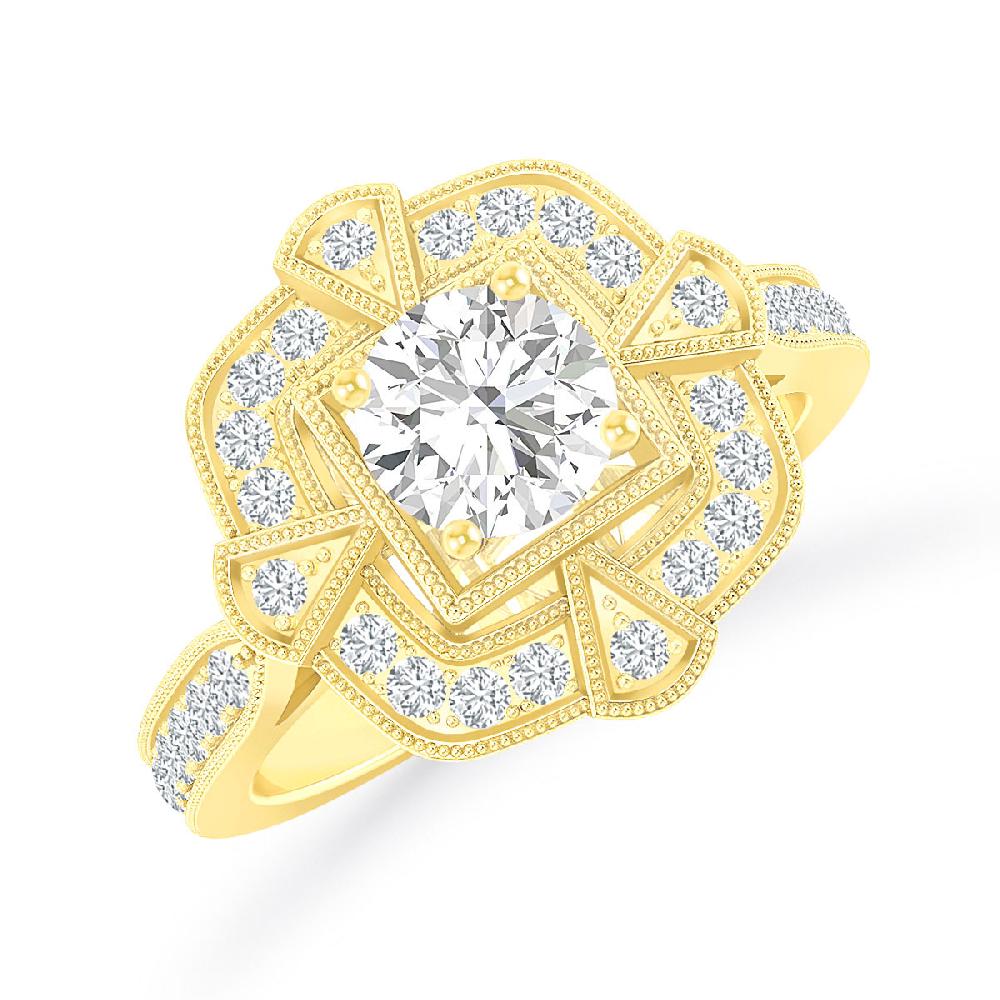 Yellow Gold - Diamond