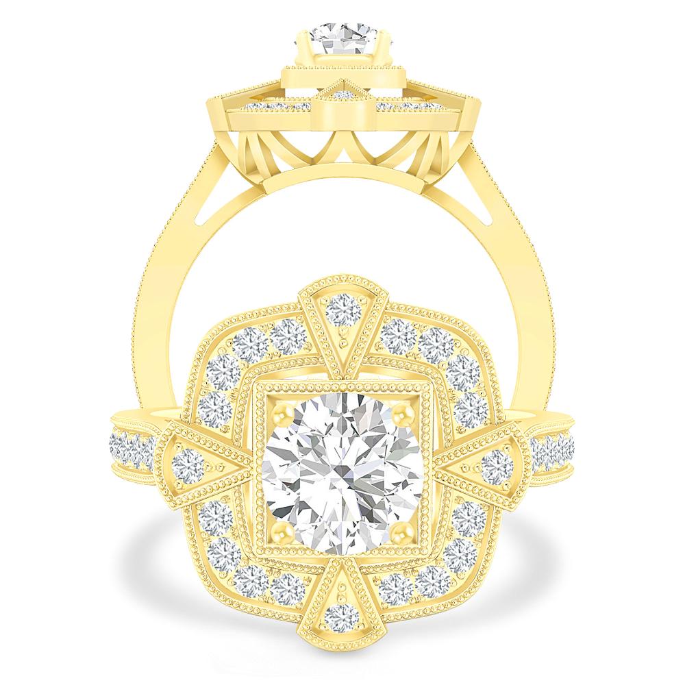 Yellow Gold - Diamond