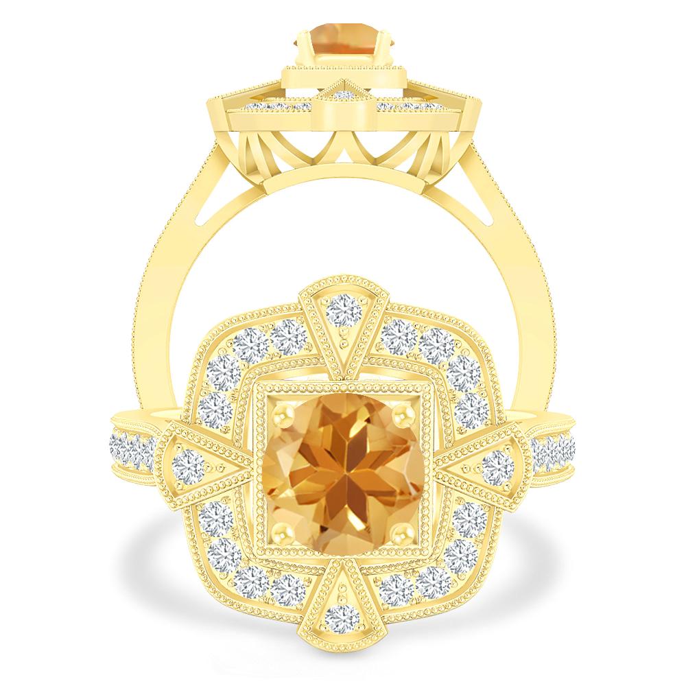 Yellow Gold - Citrine