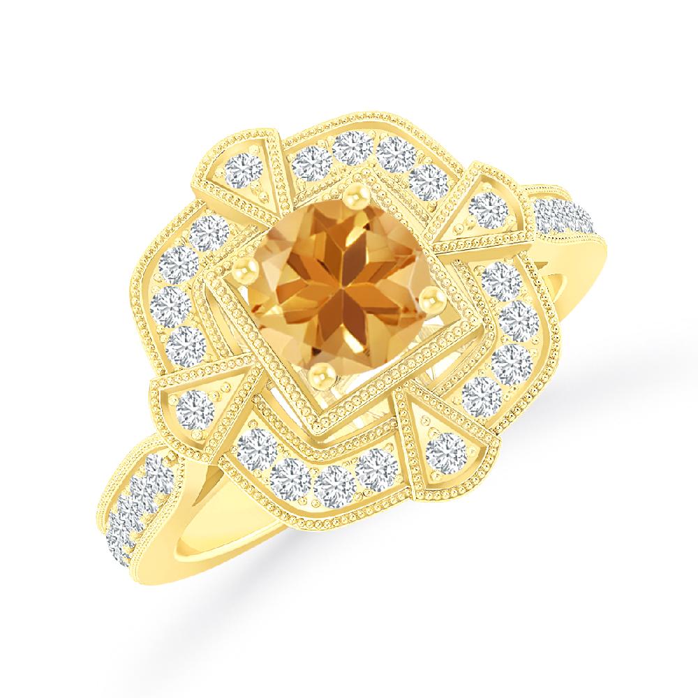 Yellow Gold - Citrine