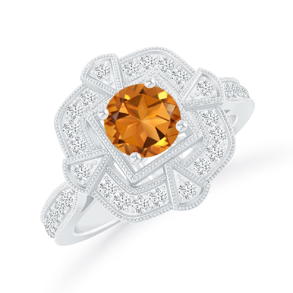 White Gold - Citrine